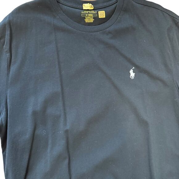 Polo Ralph Lauren Black Red Big Logo T-Shirt and Double Knit Shorts Set Co-Ord - Picture 5 of 8